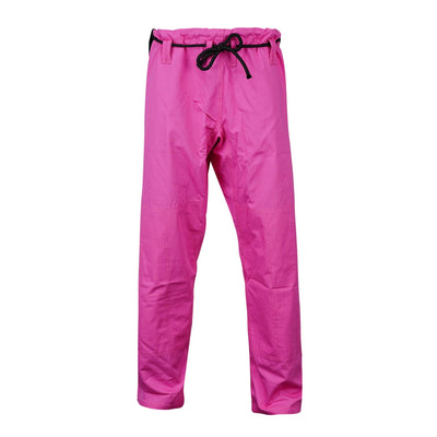 Plain Pink Brazilian Jiu Jitsu Gi Pants - Summo Sports