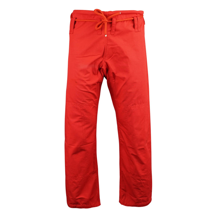 Plain Red Brazilian Jiu Jitsu Gi Pants - Summo Sports