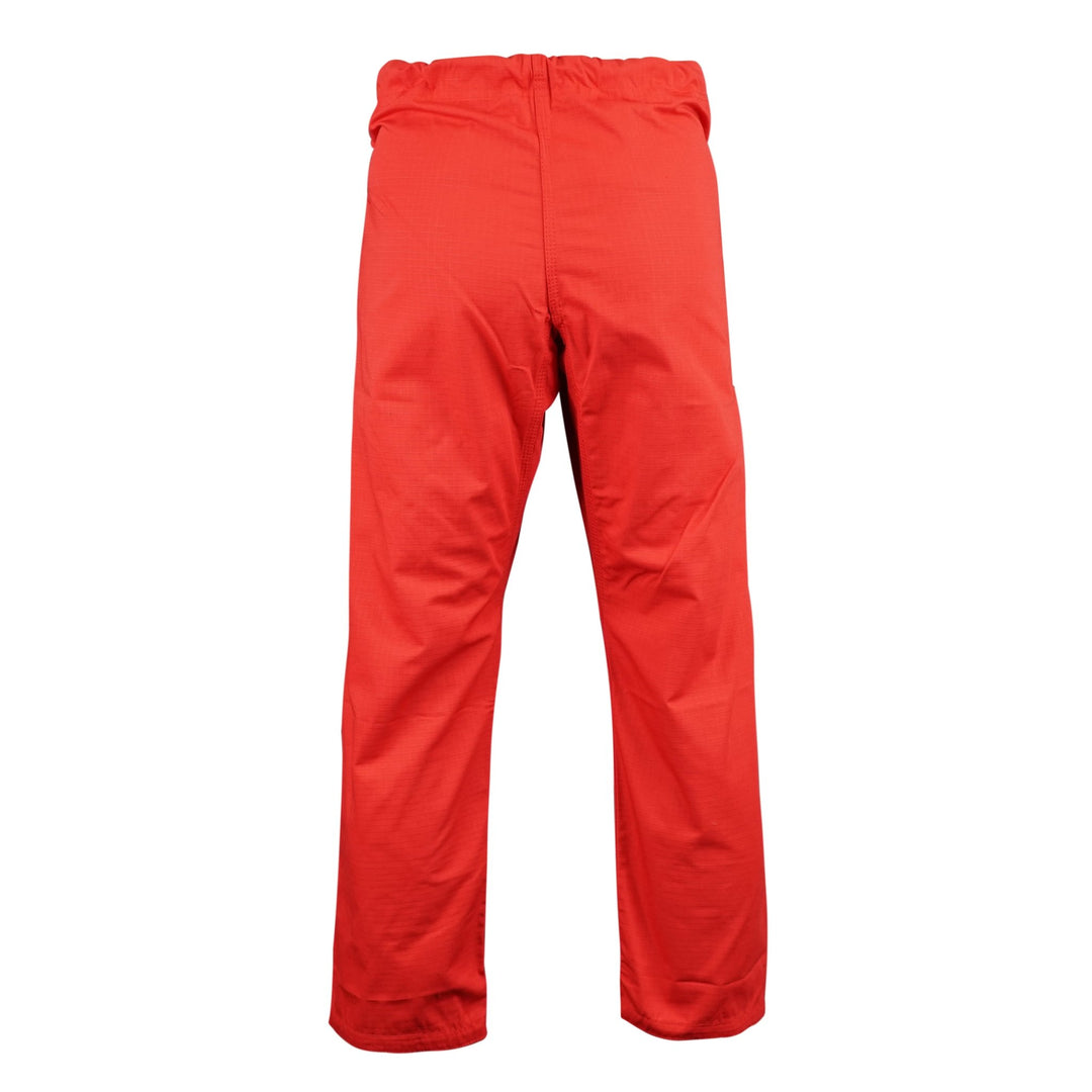 Plain Red Brazilian Jiu Jitsu Gi Pants - Summo Sports