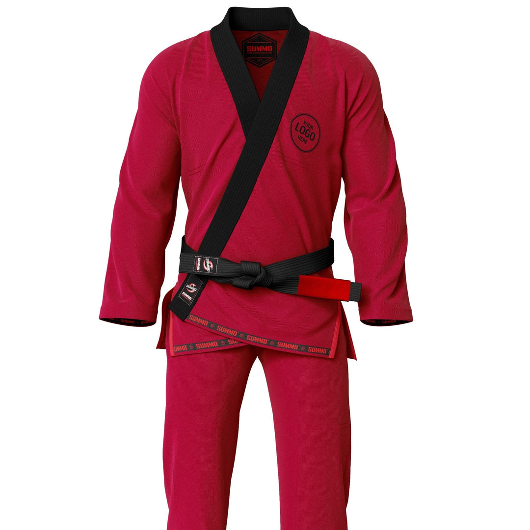 Premium Custom Burgundy Brazilian Jiu Jitsu Gi (BJJ GI) - Summo Sports