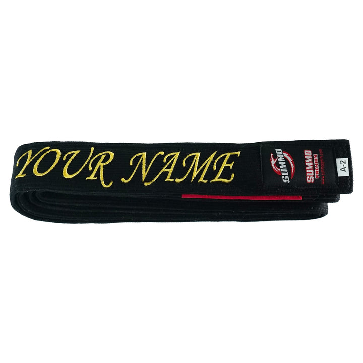 Premium Custom Name Brazilian Jiu Jitsu BJJ Belt - Summo Sports