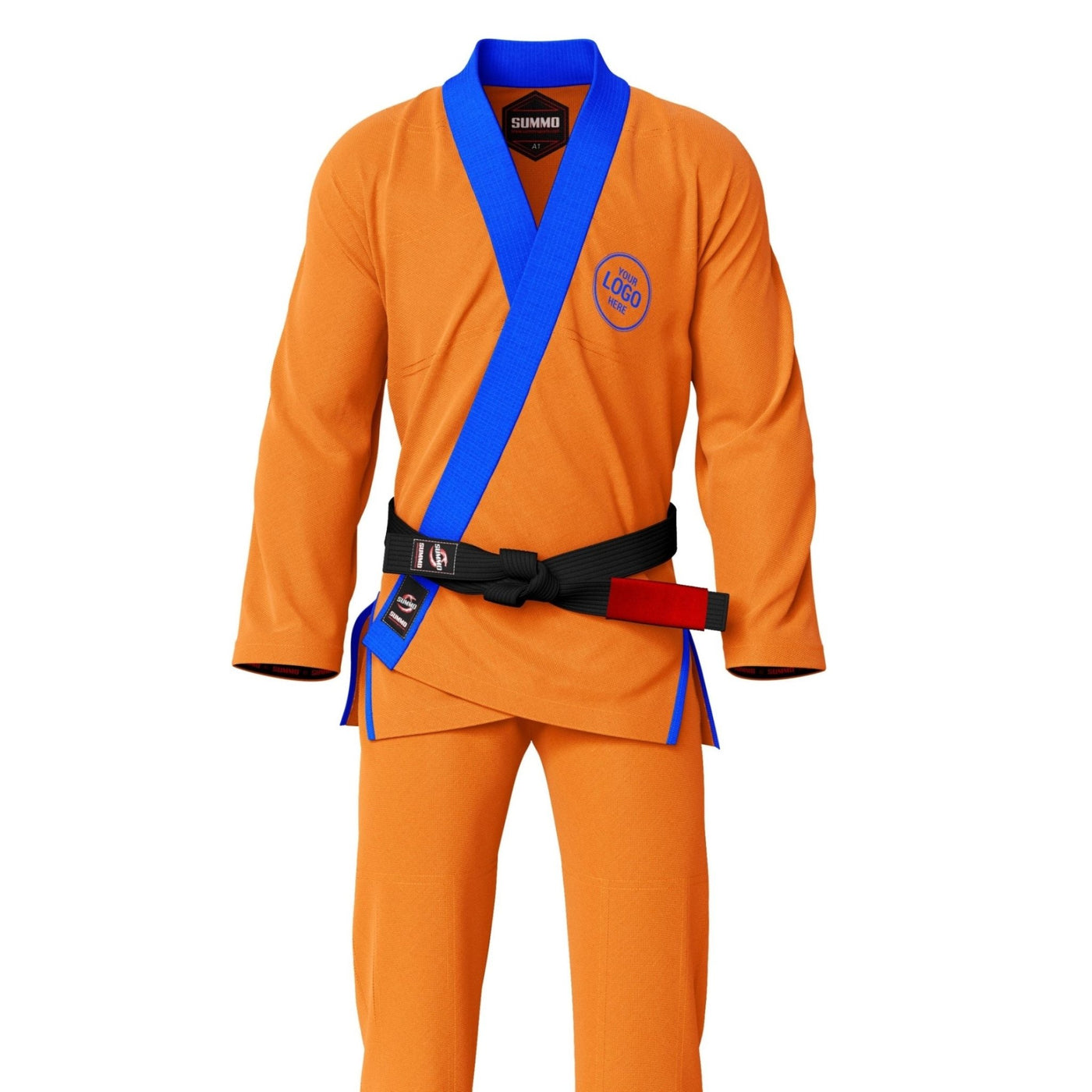 Premium Custom Name/Logo Orange Brazilian Jiu Jitsu Gi (BJJ GI) - Summo Sports