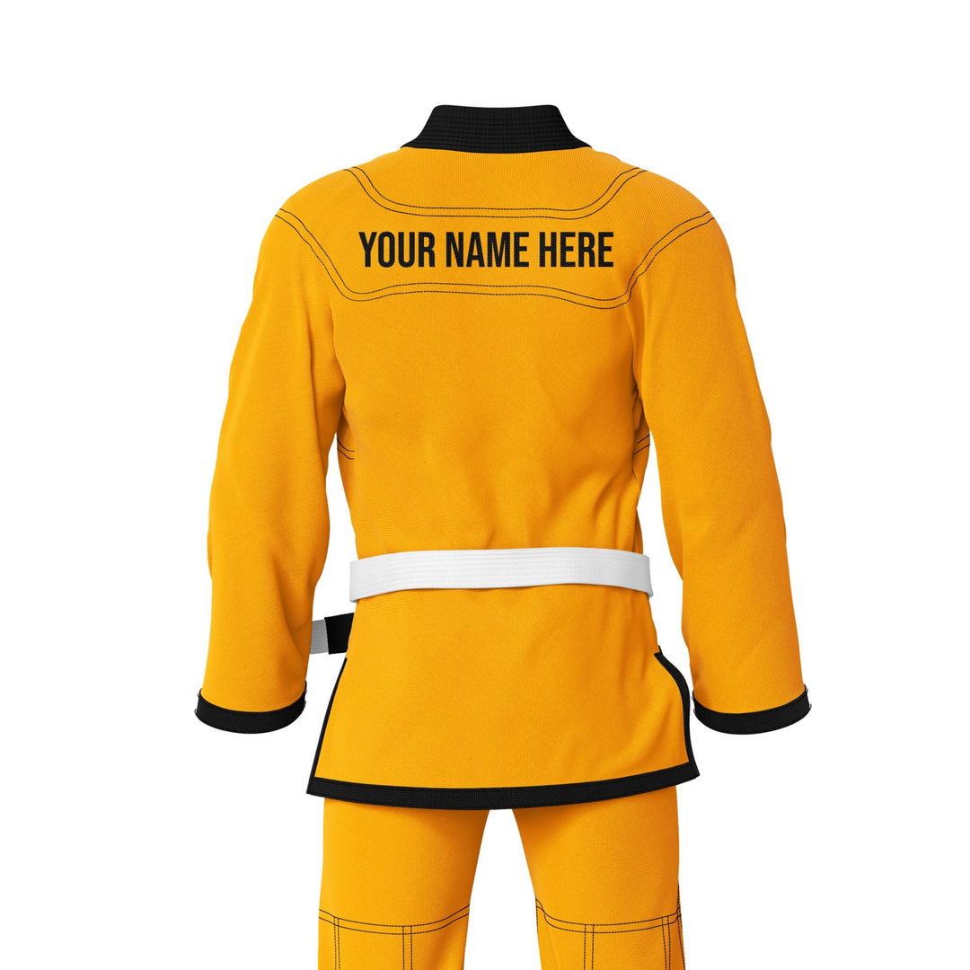 Premium Custom Yellow Brazilian Jiu Jitsu Gi (BJJ GI) - Summo Sports