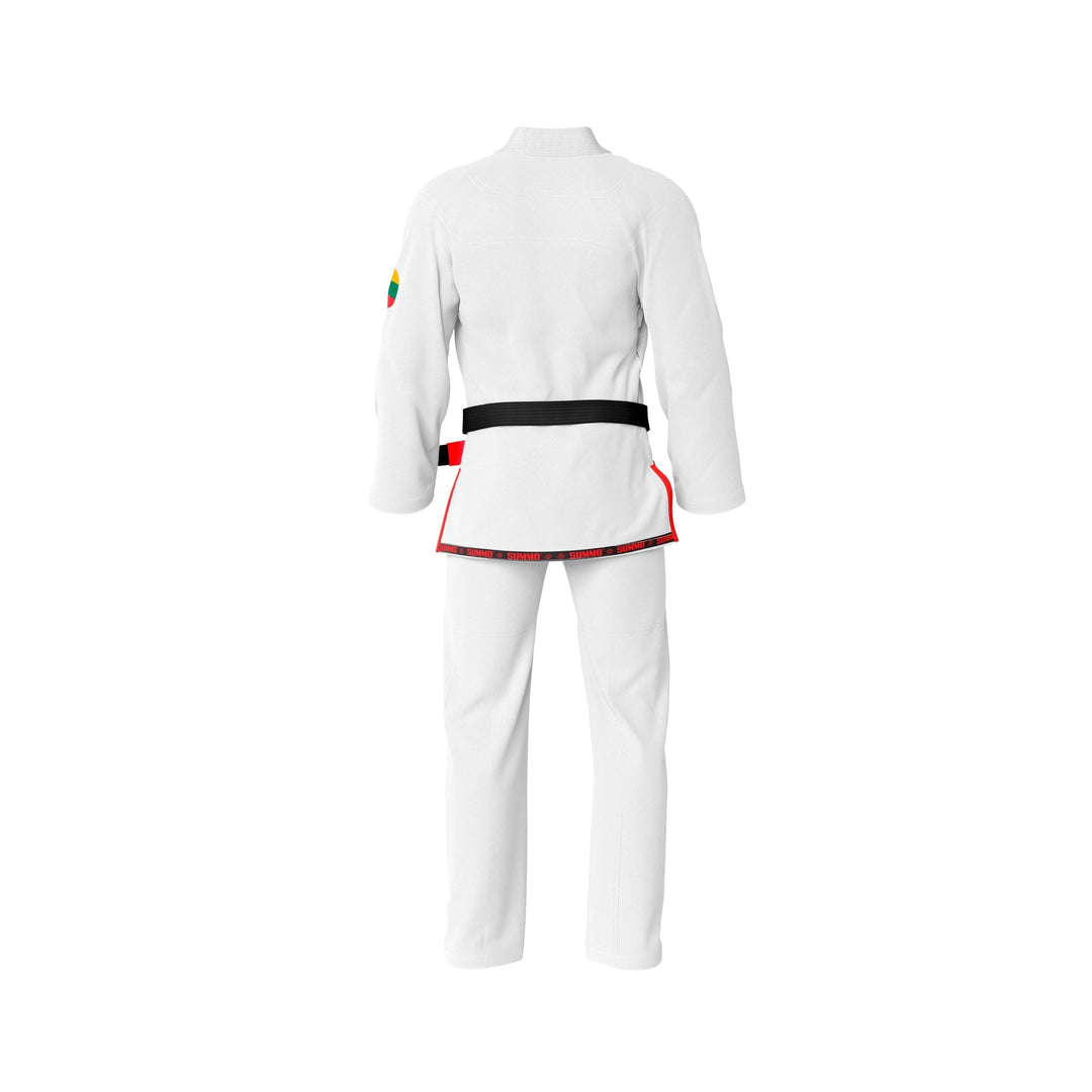 Puerto Rican White Sublimation Brazilian Jiu Jitsu Gi (BJJ GI) - Summo Sports