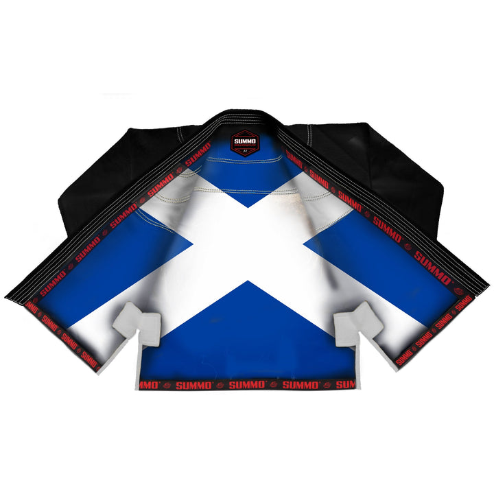 Scottish Black Sublimation Brazilian Jiu Jitsu Gi (BJJ GI) - Summo Sports