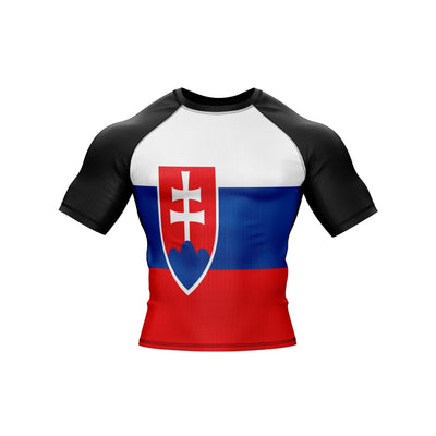 Slovakia Patriotic Rash Guard For Men/Women - Summo Sports