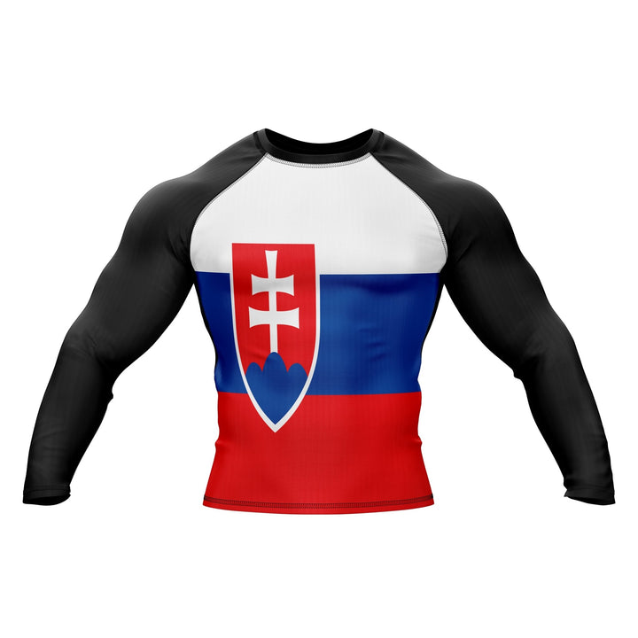 Slovakia Patriotic Rash Guard For Men/Women - Summo Sports