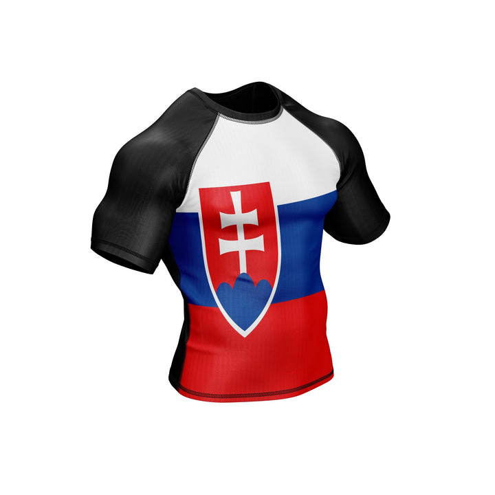 Slovakia Patriotic Rash Guard For Men/Women - Summo Sports