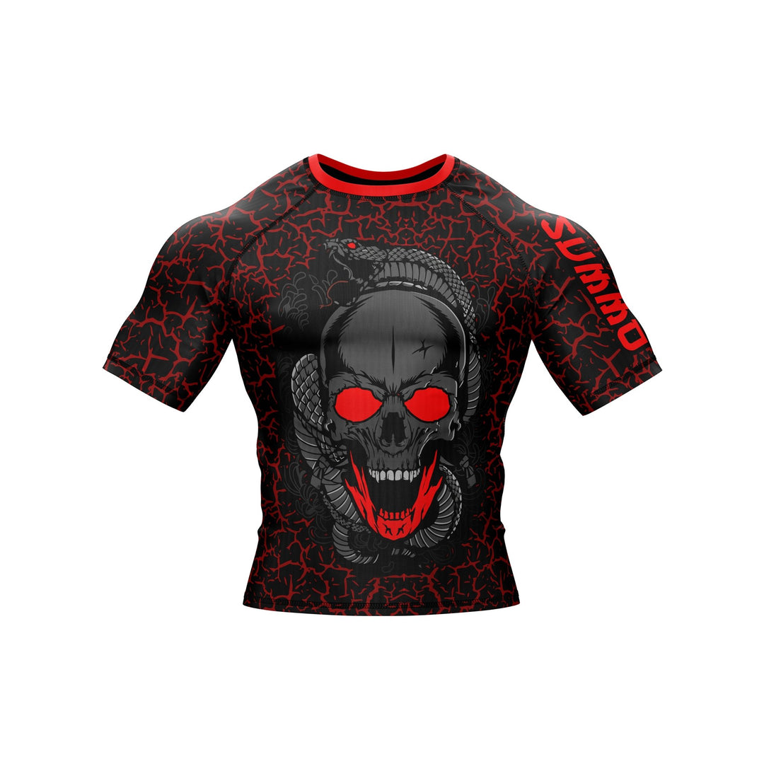 Snake & Skull Premium Bjj Rash Guard For Men/Women - Summo Sports