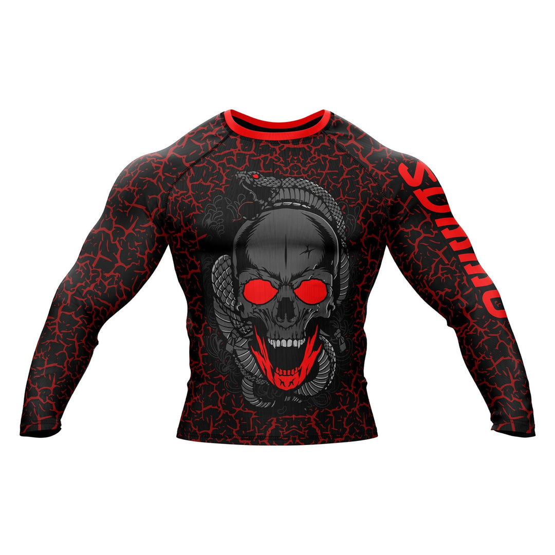 Snake & Skull Premium Bjj Rash Guard For Men/Women - Summo Sports