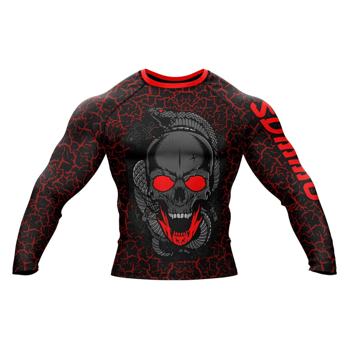 Snake & Skull Premium Bjj Rash Guard For Men/Women - Summo Sports