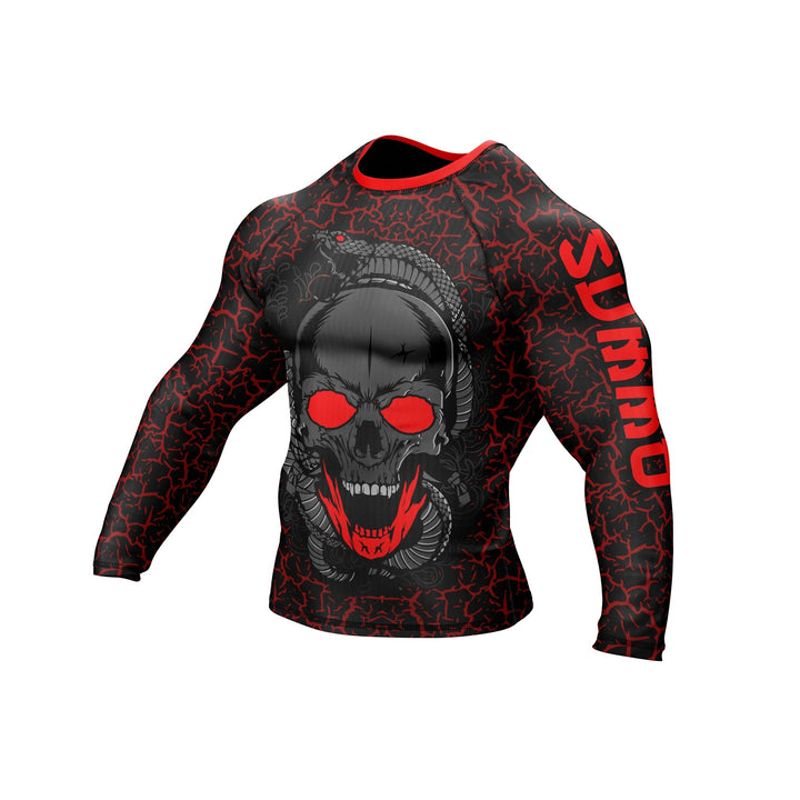 Snake & Skull Premium Bjj Rash Guard For Men/Women - Summo Sports