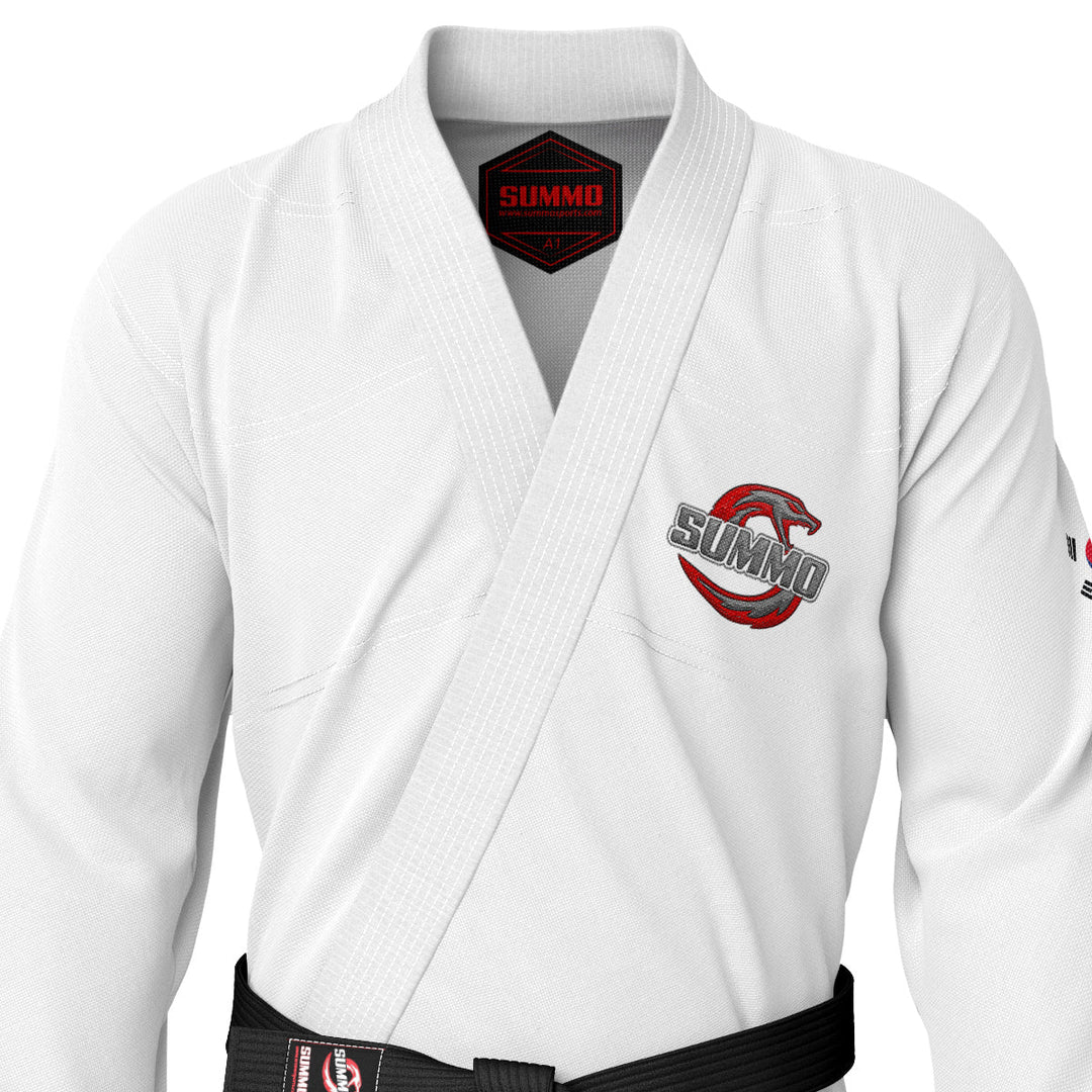 South Korean White Sublimation Brazilian Jiu Jitsu Gi (BJJ GI) - Summo Sports