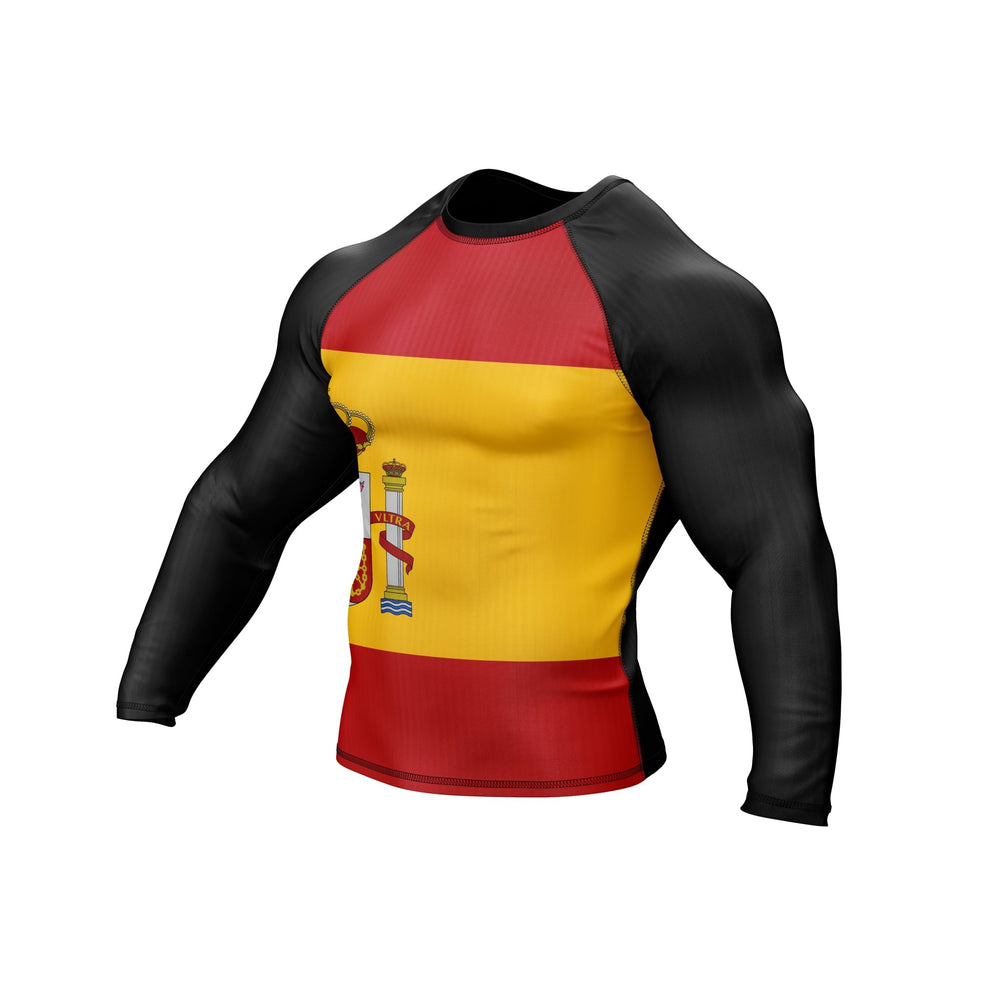 Spain Patriotic Rash Guard For Men/Women - Summo Sports