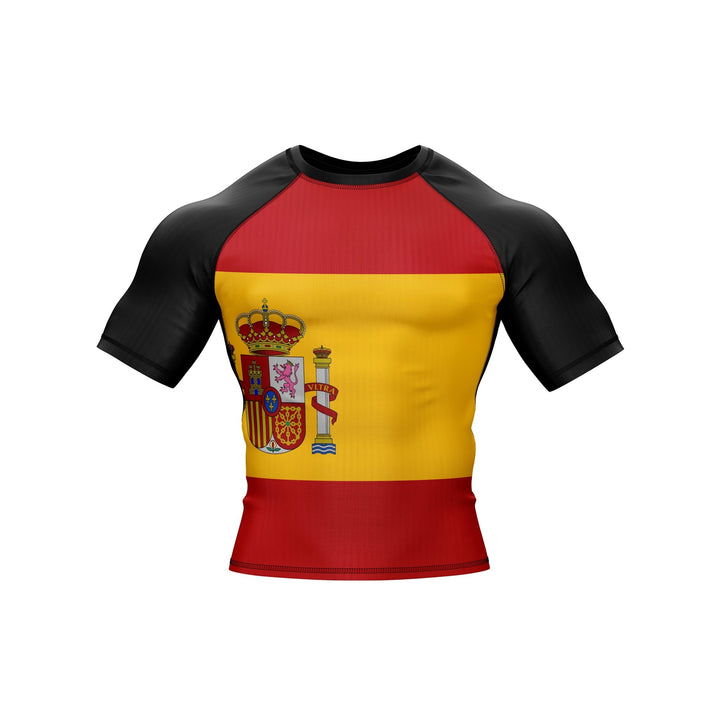 Spain Patriotic Rash Guard For Men/Women - Summo Sports