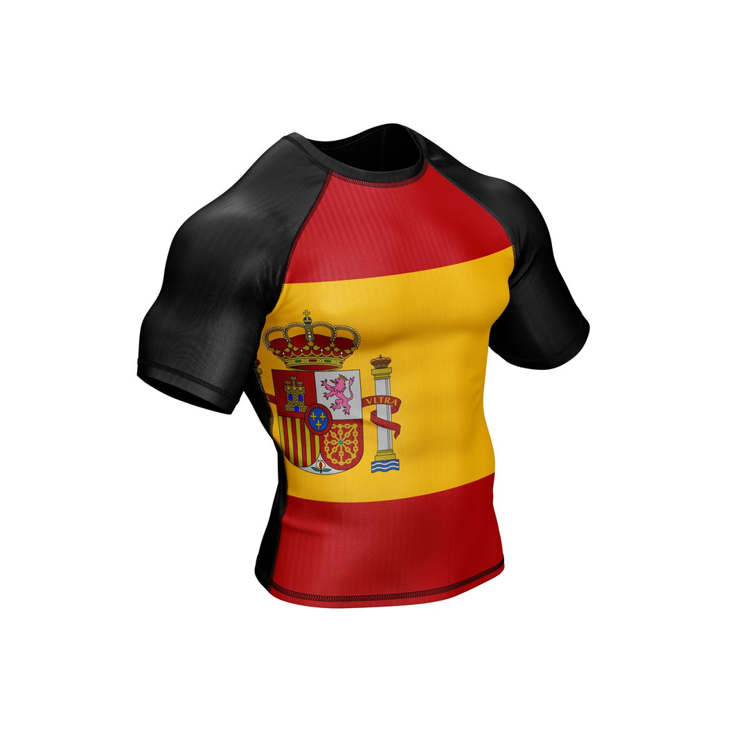 Spain Patriotic Rash Guard For Men/Women - Summo Sports