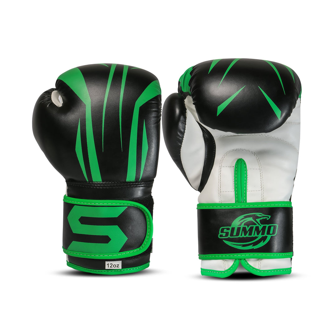 Spinster Green 12 Oz Boxing Gloves - Summo Sports