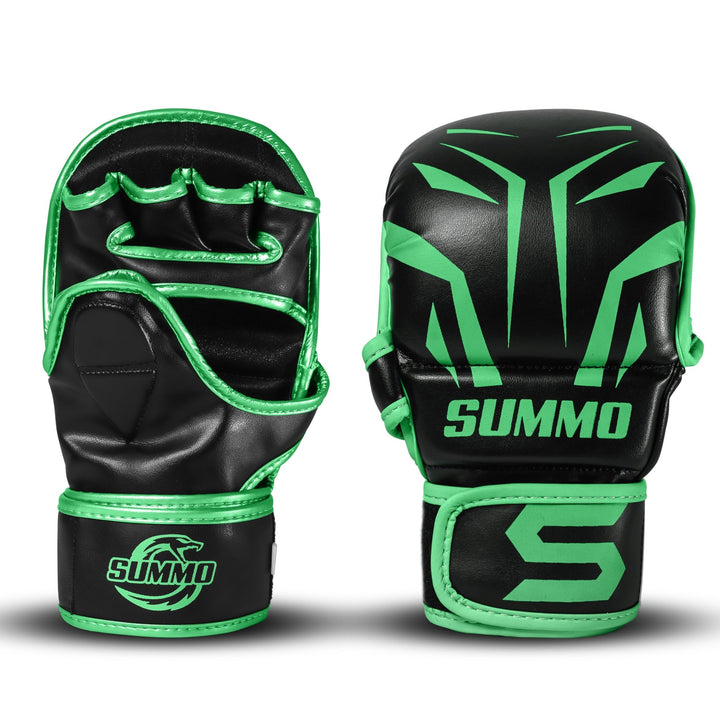 Spinster Green Training Sparring Gloves - Summo Sports