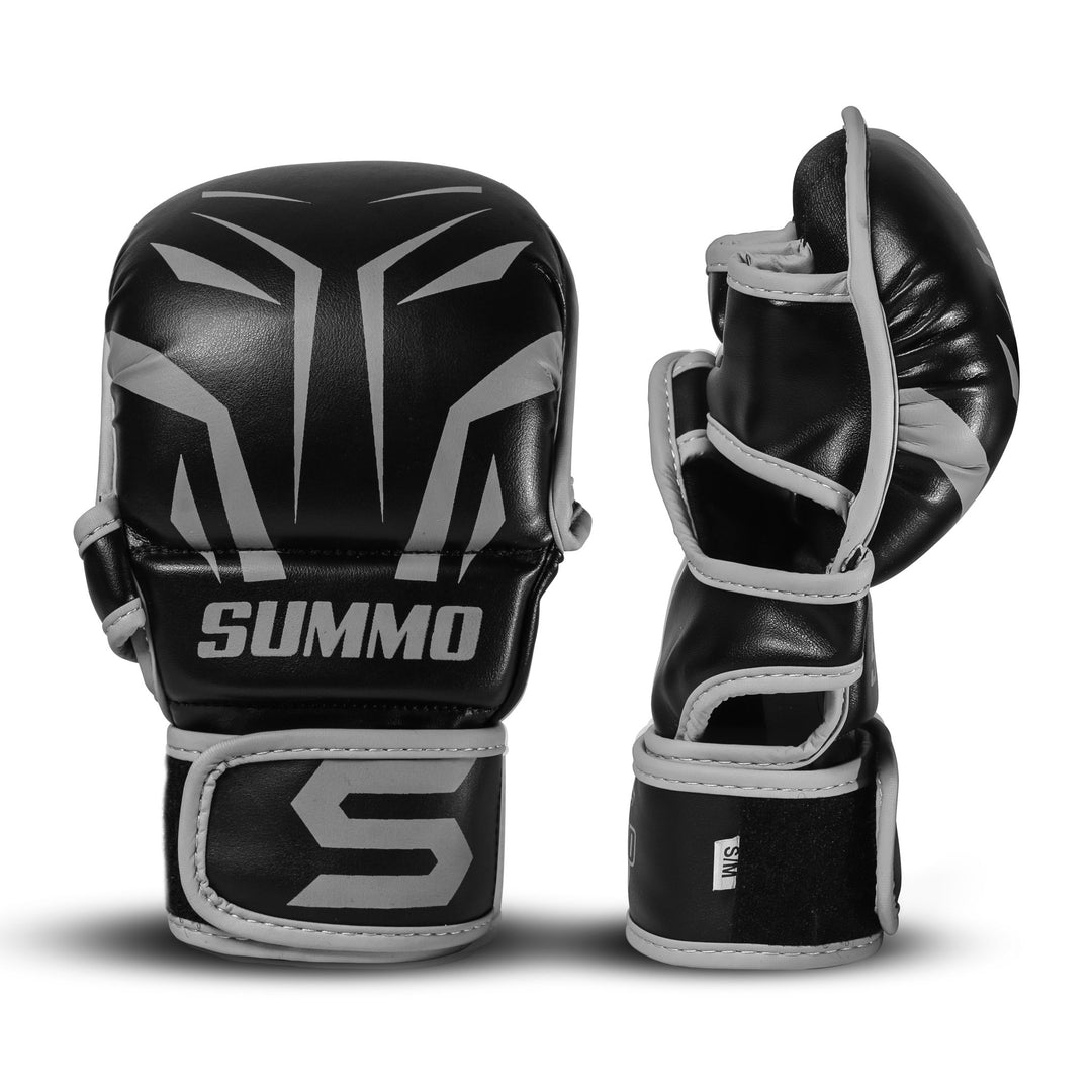 Spinster Silver MMA Sparring Gloves - Summo Sports