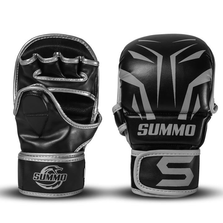 Spinster Silver MMA Sparring Gloves - Summo Sports