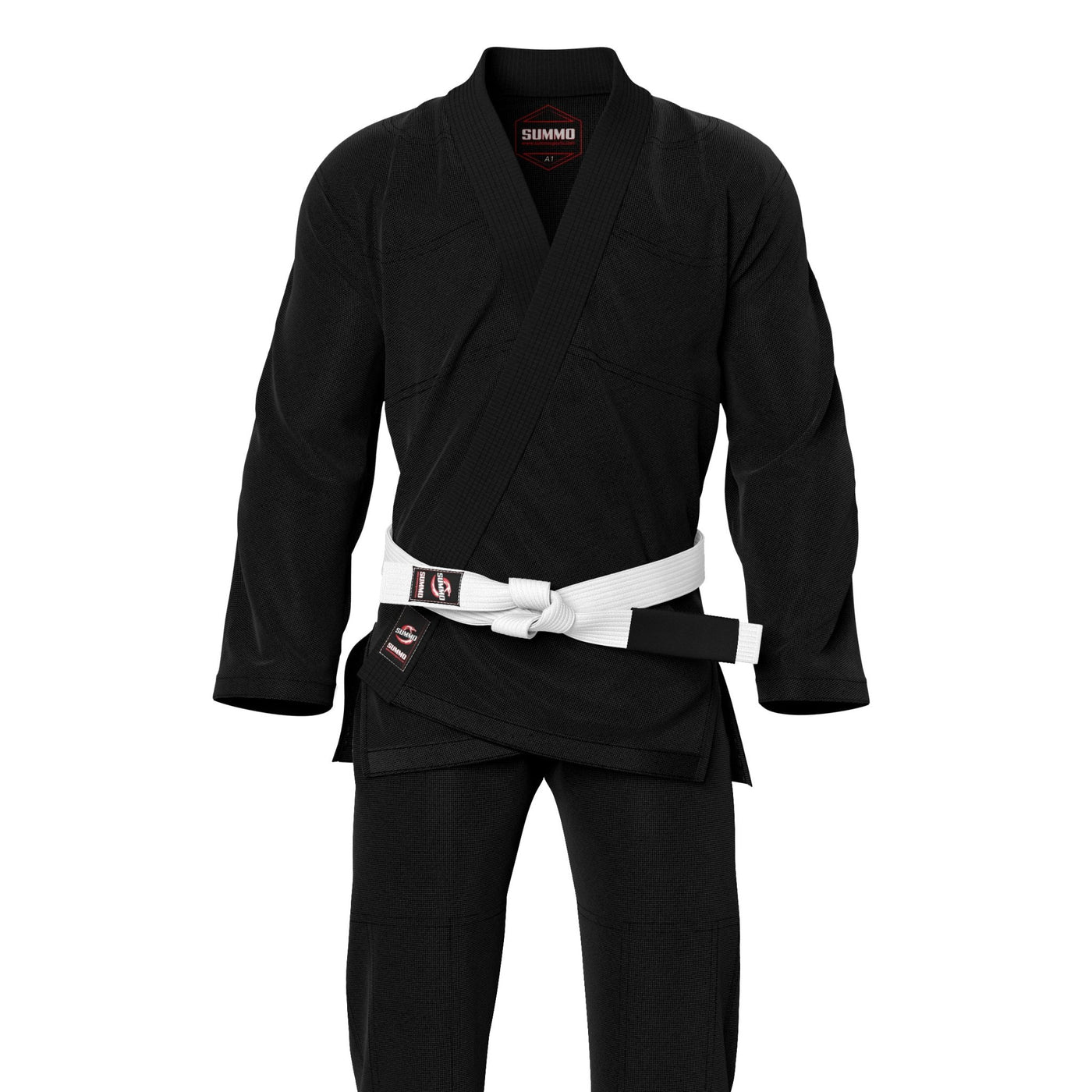 Kimono Brazilian jiu-jitsu negro básico (Kimono de BJJ) – Summo Sports