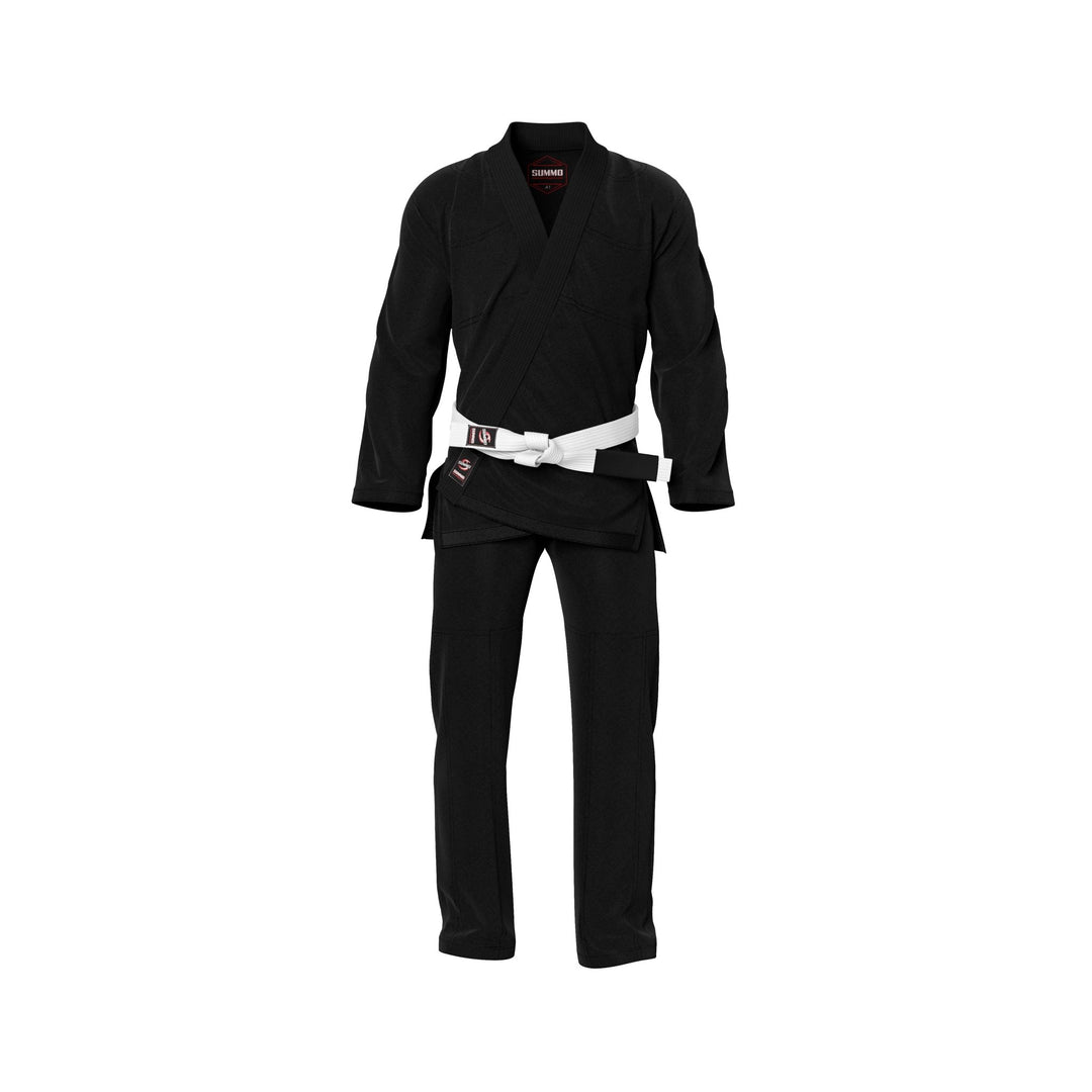 Summo Basic Black Brazilian Jiu Jitsu Gi (BJJ GI) - Summo Sports