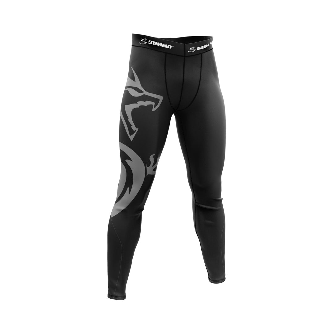 Summo Basic Black Compression Pants for Men/Women - Summo Sports