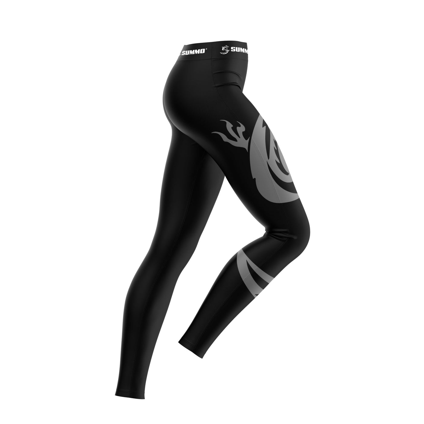 Summo Basic Black Compression Pants for Men/Women - Summo Sports