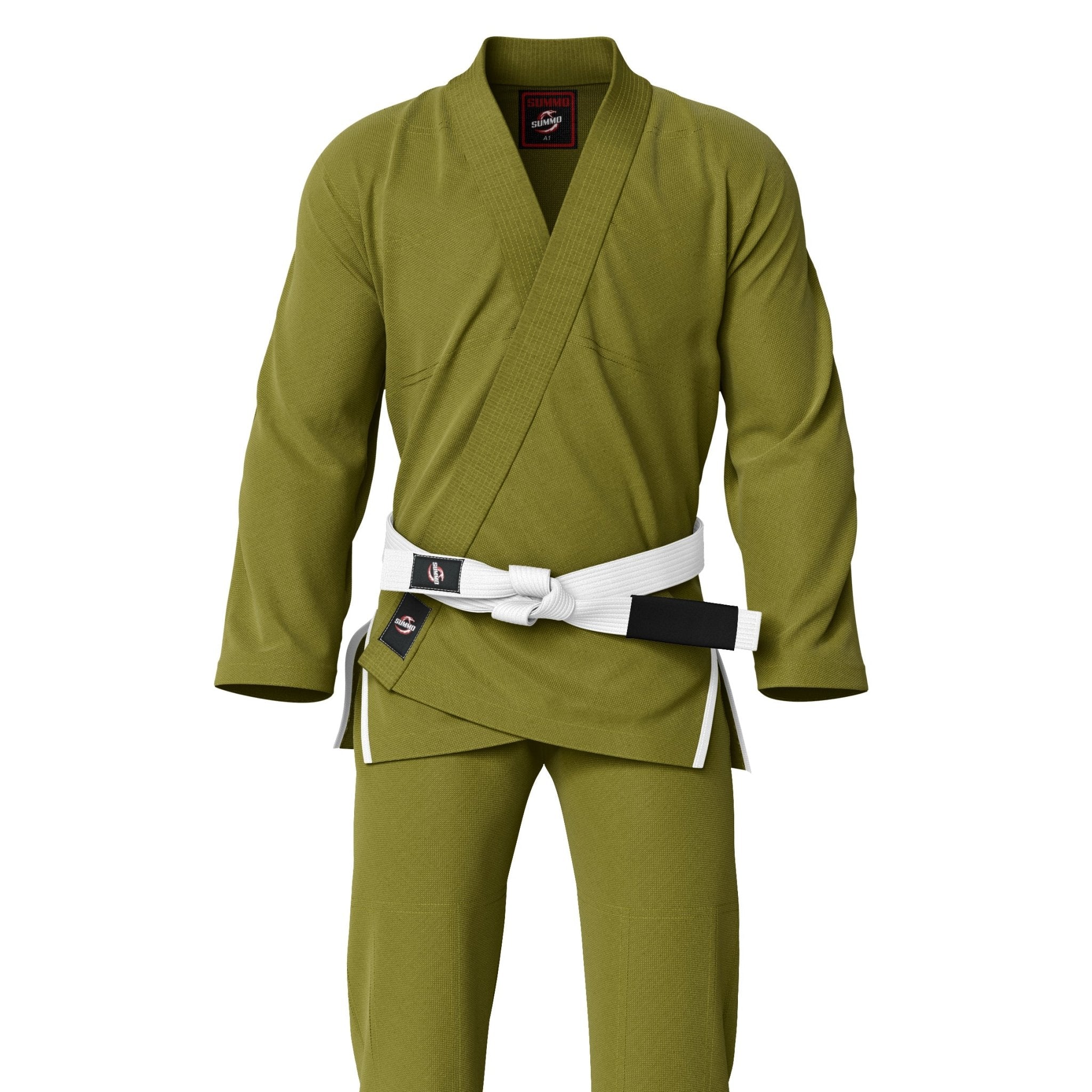 Summo Basic Olive Brazilian Jiu Jitsu Gi (BJJ GI) Summo Sports