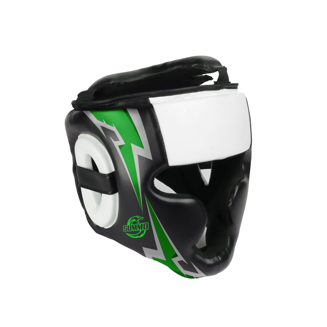 Summo Green Training Boxing Head Guard - Summo Sports