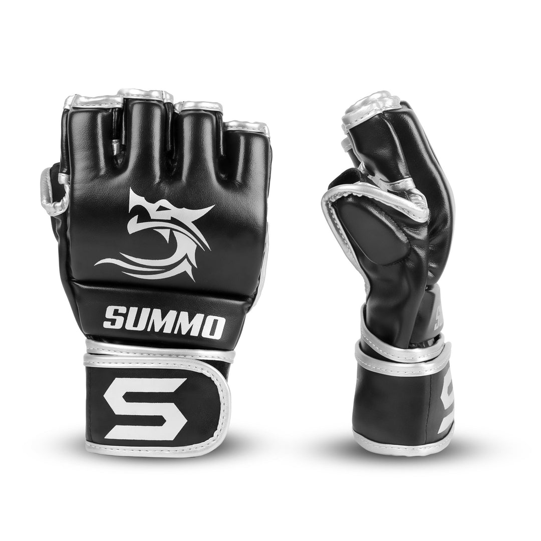 Summo Silver MMA Training Gloves - Summo Sports