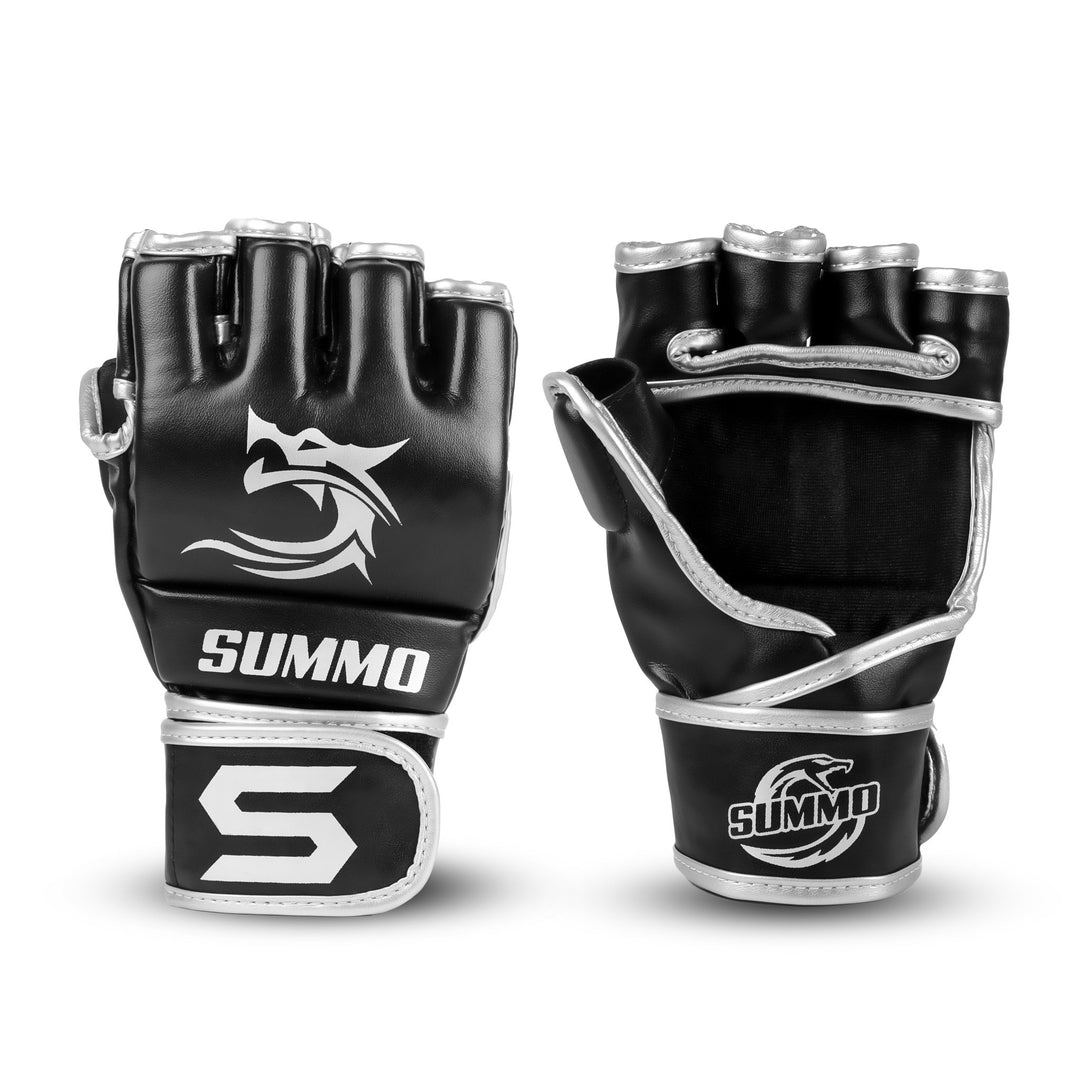 Summo Silver MMA Training Gloves - Summo Sports