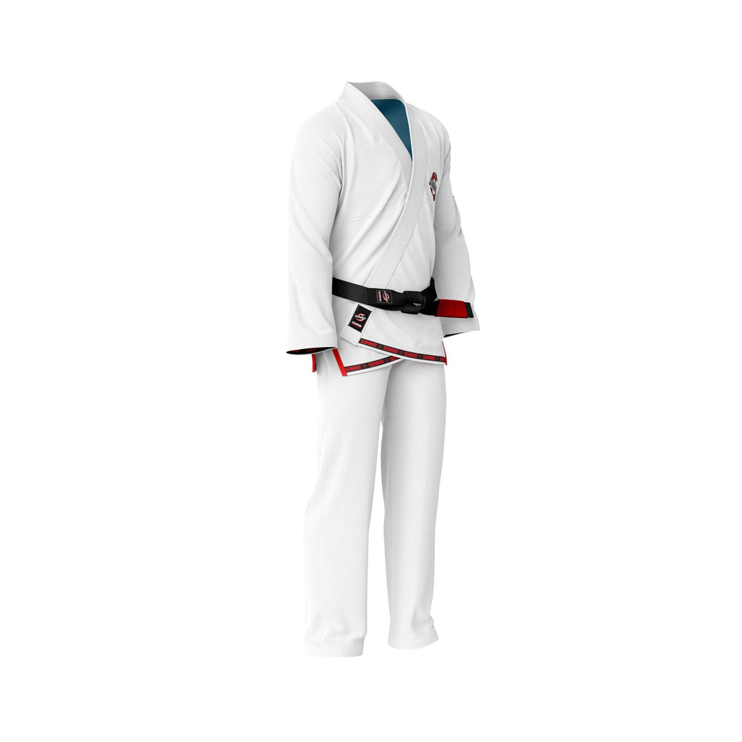 Swedish White Sublimation Brazilian Jiu Jitsu Gi (BJJ GI) - Summo Sports