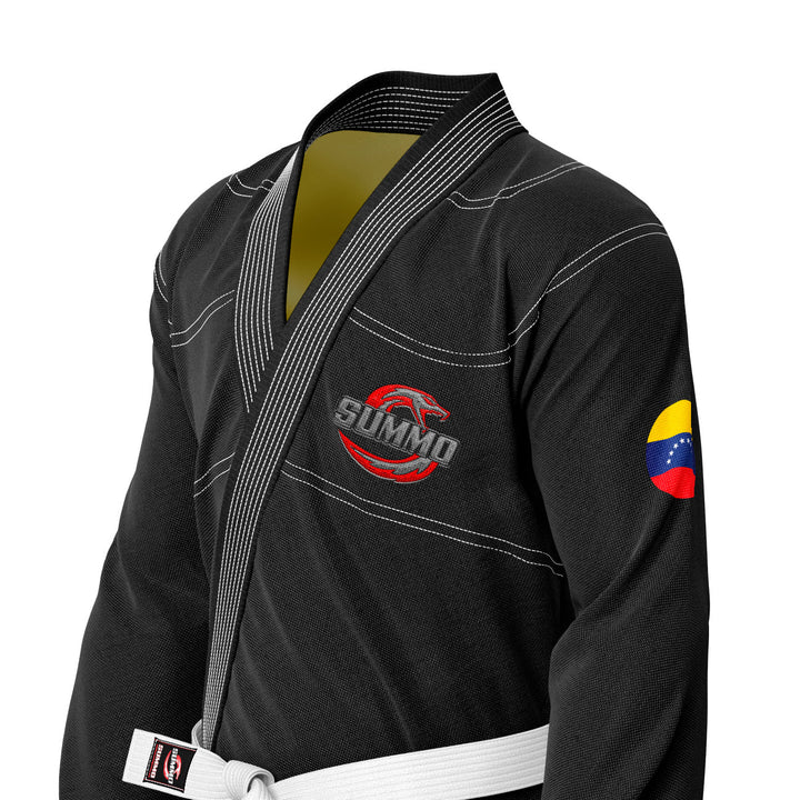 Venezuela Black Sublimation Brazilian Jiu Jitsu Gi (BJJ GI) - Summo Sports