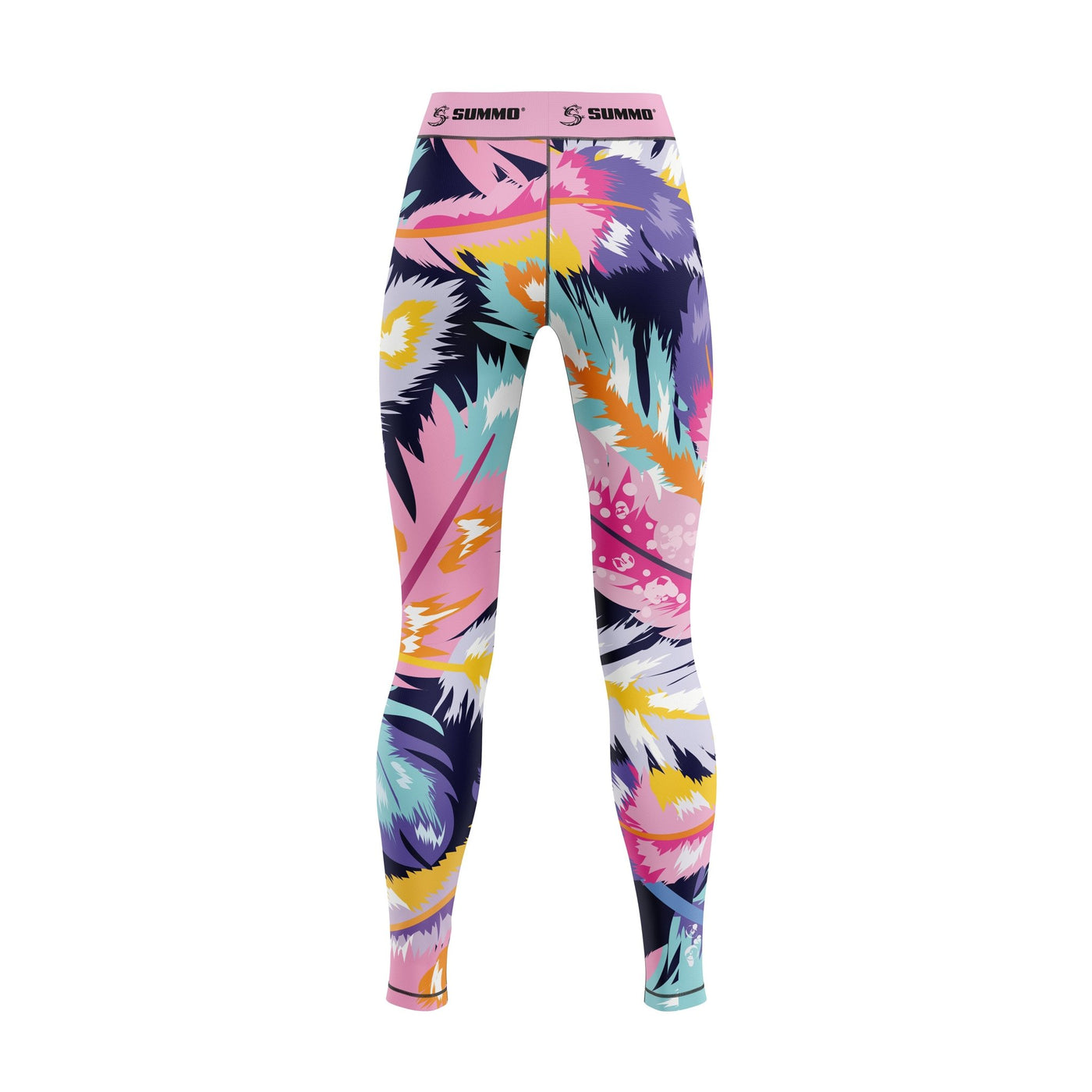Vibrant Quill Compression Pants For Women - Summo Sports