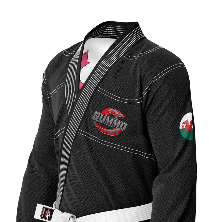 Wales Black Sublimation Brazilian Jiu Jitsu Gi (BJJ GI) - Summo Sports