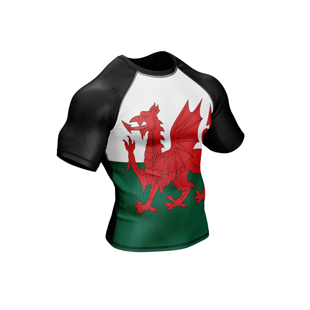 Wales Patriotic Rash Guard For Men/Women - Summo Sports