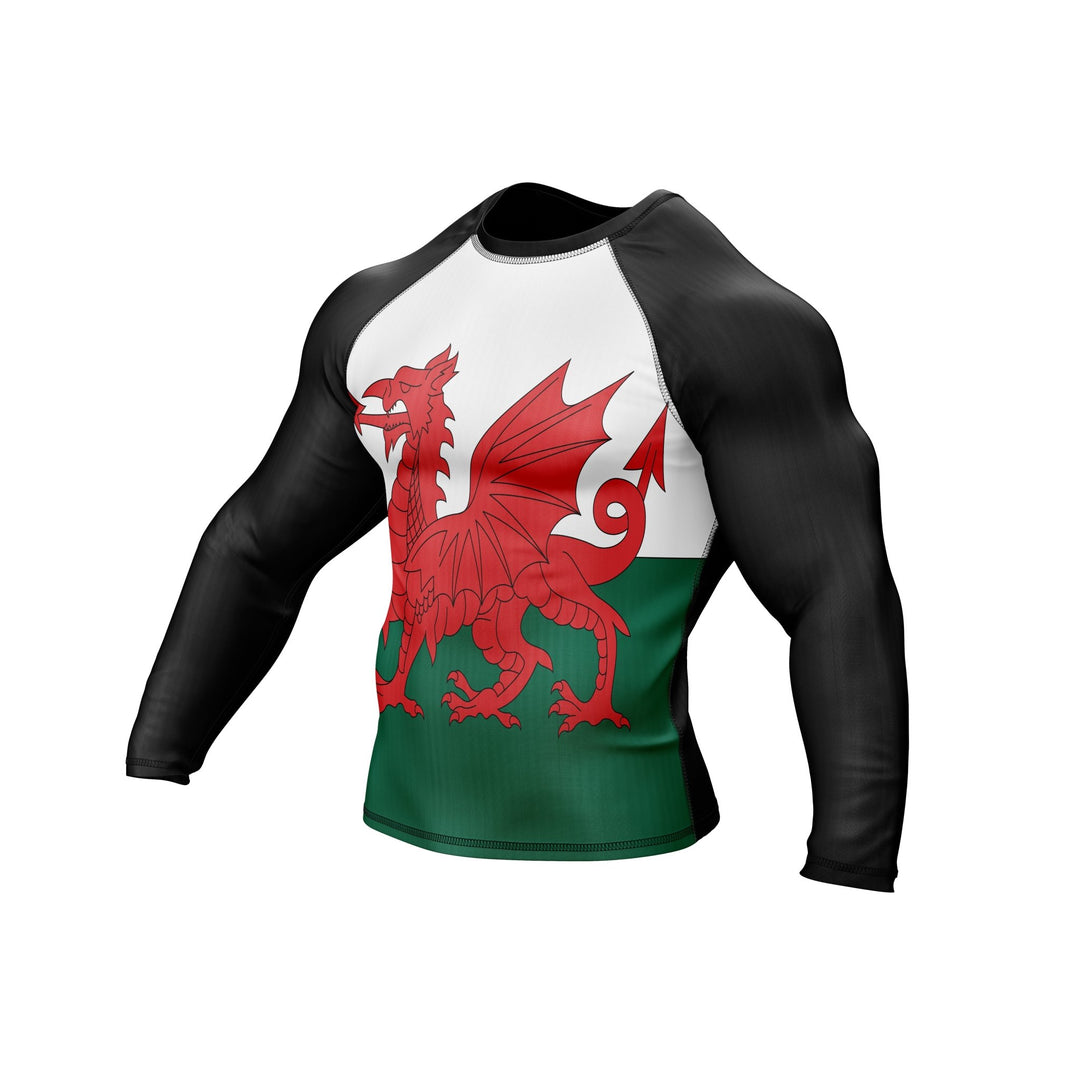 Wales Patriotic Rash Guard For Men/Women - Summo Sports