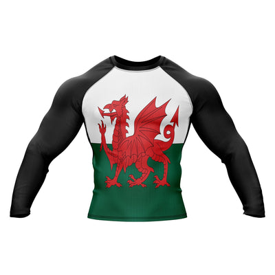 Wales Patriotic Rash Guard For Men/Women - Summo Sports